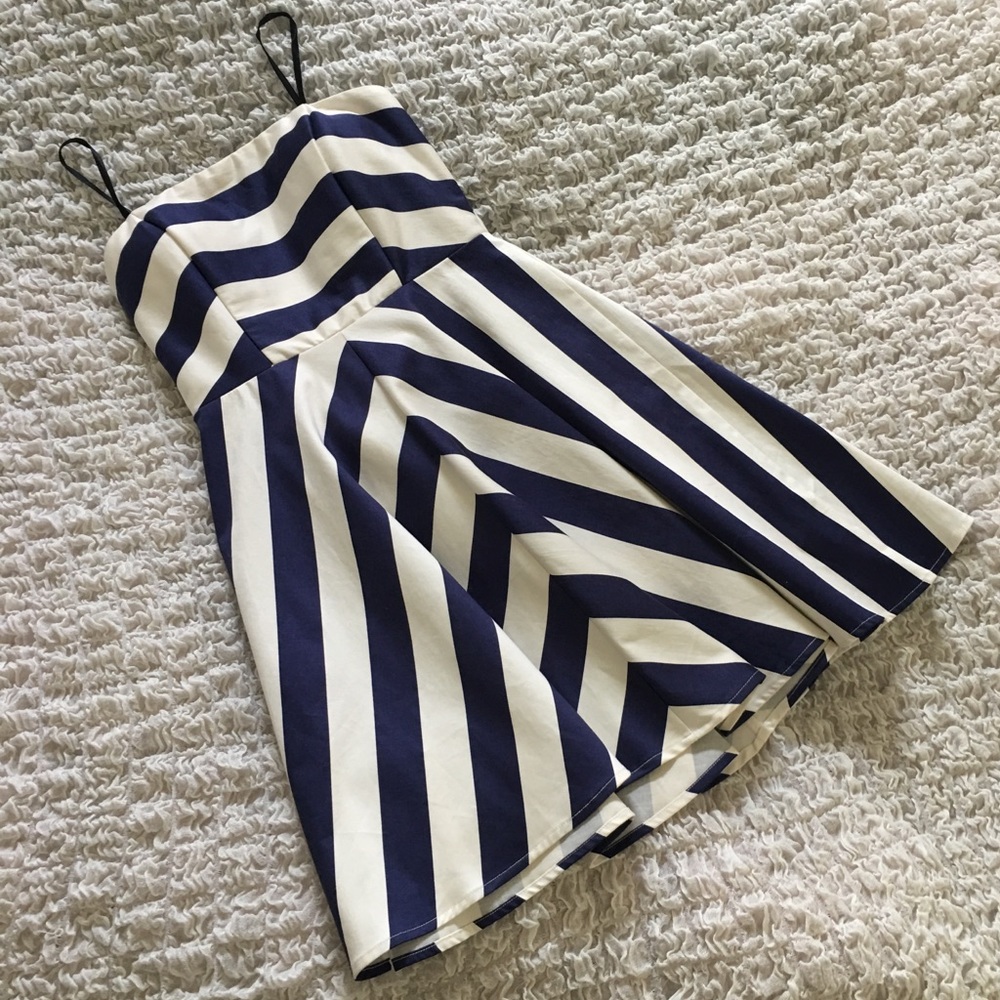 *DONATED* Jodi Kristopher Nautical Blue/White Dress, size 3